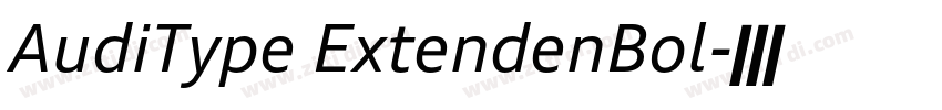 AudiType ExtendenBol字体转换 AudiType ExtendenBol字体转换